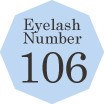 eyelash number 106